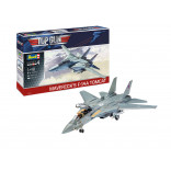 KIT PARA MONTAR REVELL AVIÃO TOP GUN MAVERICK'S F-14A TOMCAT 1/48 97 PEÇAS REV 03865